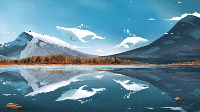 4K治愈鲸湖