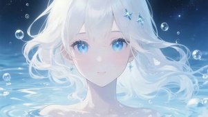 4K 水境里星钻少女
