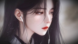 耳机女孩