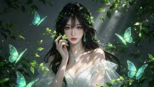 治愈清纯蝴蝶女孩
