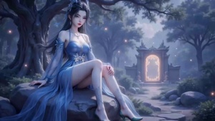 优雅仙气古风美女