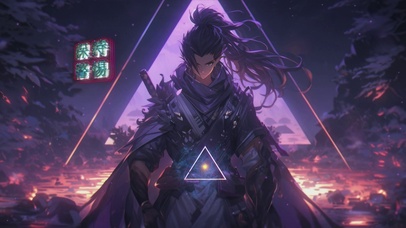 赛博朋克风格 少年亚索