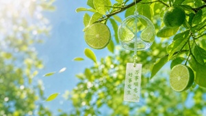 绿叶下的风铃