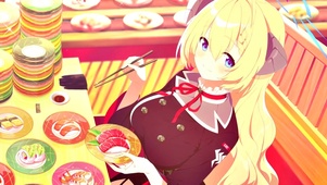 寿司店少女