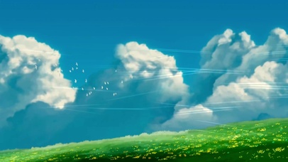 护眼绿色自然风景