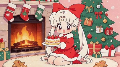 草莓蛋糕月野兔