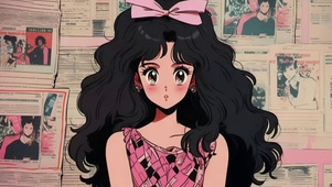 动漫插画女孩