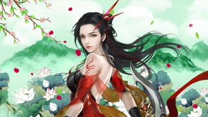 古风美女之苏幕遮