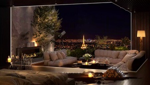 4K巴黎夜景舒适公寓