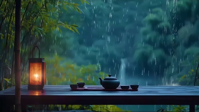 雨夜品茗