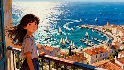 护眼海景