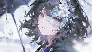 琉璃面具少女