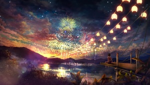新年夜烟花