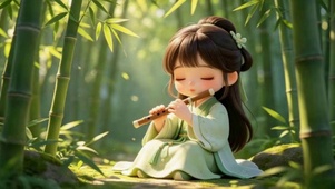 竹 影清笛