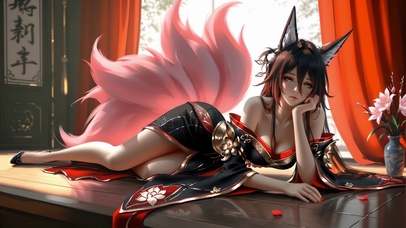 狐尾缠香，花落忘归