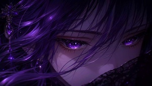 紫瞳少女