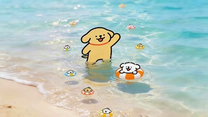 赶海的线条狗