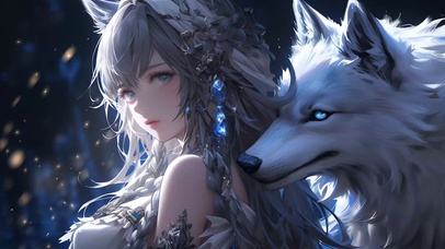 狼女(动漫动态壁纸) - 高清动态壁纸下载 - 元气壁纸