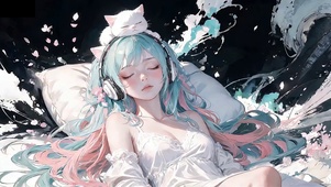 青烟墨染少女