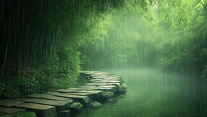 竹林细雨