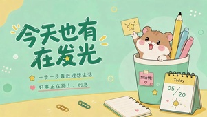 今天也有在发光
