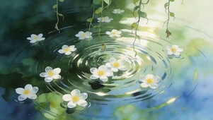 清池浮花