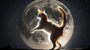 月亮猫咪
