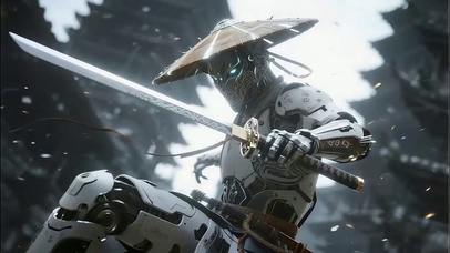 机甲武侠白色武侠