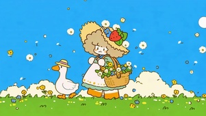 和小鹅一起逛遍春天