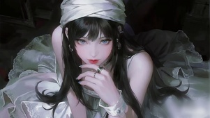 头巾少女