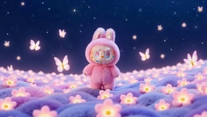 labubu 花都是快乐的