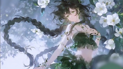 栀子花森系少女