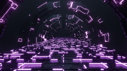 无限隧道-古科技-粉色