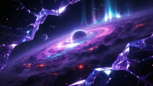 唯美紫色星辰