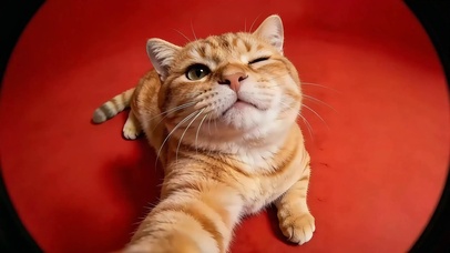 桌面搞怪 大橘の试探？