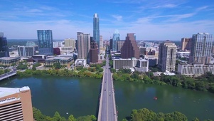 4K 高清 城市建筑运动推进