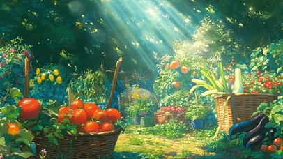 阳光森林清新丰收菜园