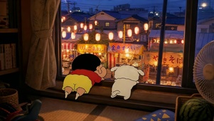 窗边夜市