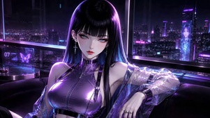 紫夜酷飒美少女
