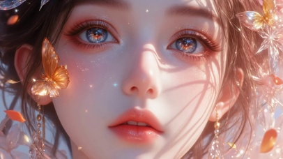 绝美眼睛里有星星