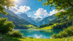 绿野仙踪 湖畔美景