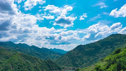 4K祖国大好河山风光蓝天