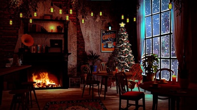 舒适的圣诞咖啡厅柔和音乐