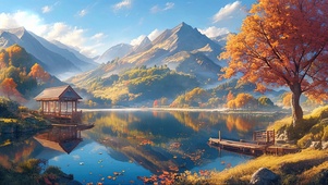 湖畔小屋