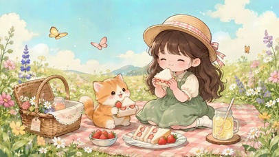 春日草地野餐