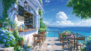 夏日海滨4K