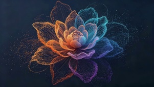 梦幻花朵
