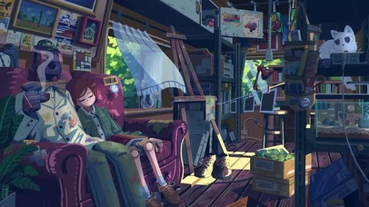 唯美治愈动漫小屋