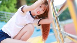 长发美女