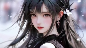 雪影